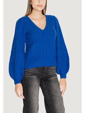 Guess Guess Sweter LS VN MADELINE TEXTURE Niebieski