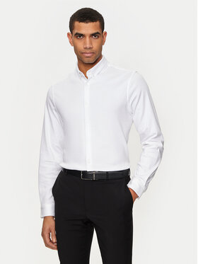 Calvin Klein Calvin Klein Πουκάμισο K10K113339 Λευκό Slim Fit