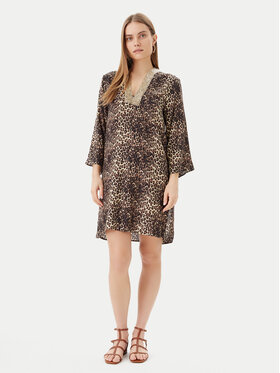 LOLA CASADEMUNT LOLA CASADEMUNT Suvekleit LS2516036 Pruun Relaxed Fit