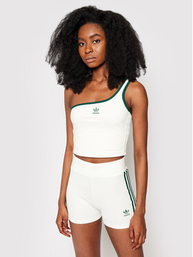 adidas adidas Топ Tennis Luxe Asymmetrical H56465 Білий Regular Fit