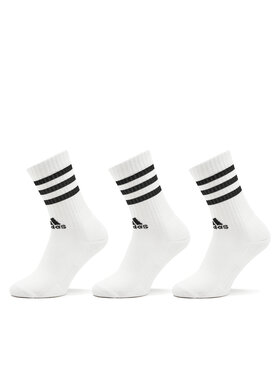 adidas adidas Hohe Unisex-Socken 3-Stripes Cushioned Crew Socks 3 Pairs HT3458 Weiß