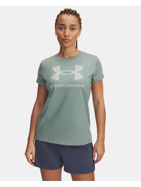Under Armour Under Armour T-Shirt UA-1356305-348 Turkusowy Active Fit