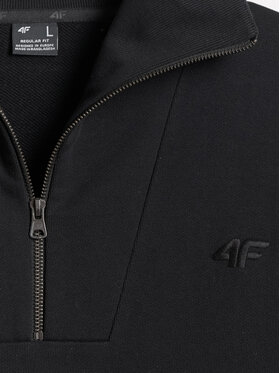 4F 4F Bluza SPORT STORIES 25/26 Czarny Regular Fit