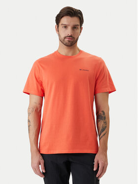 Columbia Columbia T-Shirt CSC™ Logo Back Tee 2155011 Pomarańczowy Regular Fit