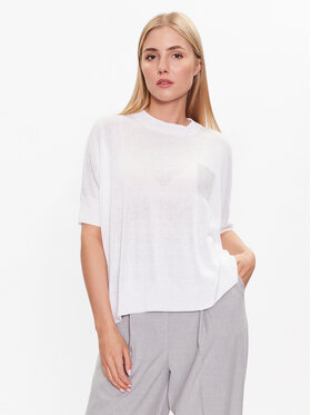 Peserico Peserico Μπλουζάκι S99359F12 Λευκό Relaxed Fit
