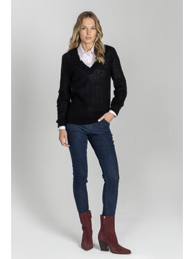 Deni Cler Milano Deni Cler Milano Sweter T-DC-S483-E5-95-90-1 Czarny Regular Fit