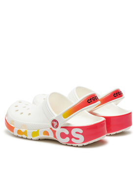 Crocs Natikači Classic Reflector Clog K 210714 Bela