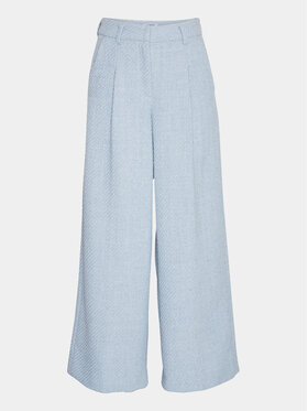 Moss Copenhagen Moss Copenhagen Bavlnené nohavice Mschabriella 17696 Modrá Wide Leg