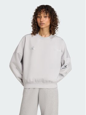 adidas adidas Bluza Mercedes - AMG Petronas Formula One Team Silver Arrows Szary jasny Loose Fit