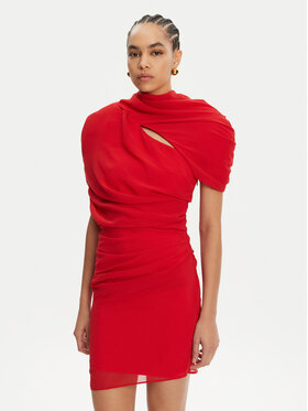 JACQUEMUS JACQUEMUS Koktel haljina 24H251DR130-1555 Crvena Regular Fit