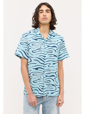 Mustang Mustang Camicia Layton Blu Loose Fit