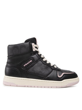Coach Coach Tenisice Hi Top Coated Canvas CD304 Crna