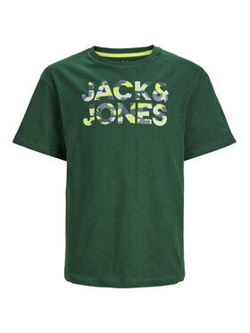 Jack&Jones Junior Jack&Jones Junior T-Shirt 12237106 Zielony Loose Fit