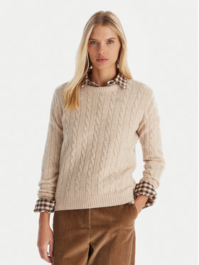 Robe di Kappa Robe di Kappa Pulover Jolie 65116CW Bej Regular Fit