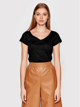 Sisley Sisley T-Shirt 3TNHL4007 Μαύρο Regular Fit