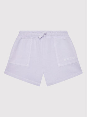 Guess Guess Pantaloni scurți sport J2GD01 KB4O0 Violet Regular Fit
