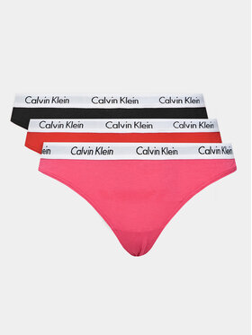 Calvin Klein Underwear Calvin Klein Underwear Sada 3 kusů string kalhotek 000QD5145E Barevná