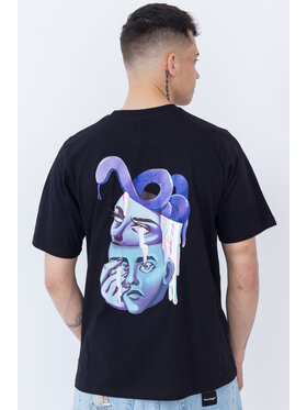 Palto Palto T-Shirt Bad Trip Czarny Relaxed Fit
