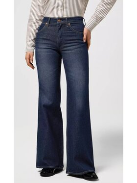 Wrangler Wrangler Jeansy 70S Flare Niebieski Flare Fit