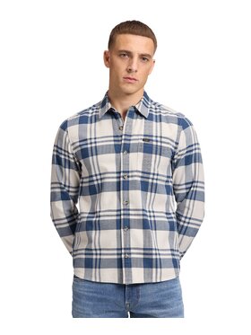 Lee Lee Koszula 112386411 Niebieski Regular Fit