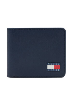 Tommy Jeans Tommy Jeans Nagyméretű férfi pénztárca Tjm Heritage Leather Cc Wallet AM0AM13371 Sötétkék