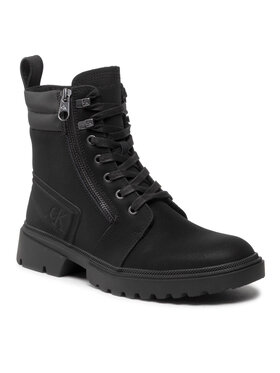 Calvin Klein Jeans Calvin Klein Jeans Туристически oбувки Chunky Laceup Boot W/Zip YM0YM00465BDS Черен