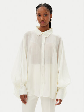 Kontatto Kontatto Camicia B3003C E25B2C.11 Écru Relaxed Fit