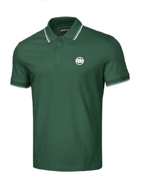 PITBULL PITBULL Polo Koszulka Zielony Regular Fit