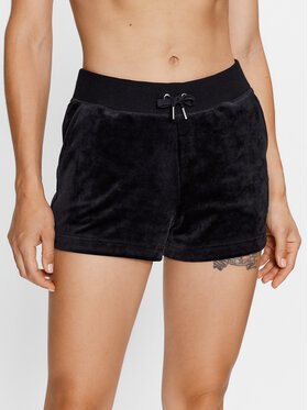 Juicy Couture Juicy Couture Спортни шорти Eve JCCH121001 Черен Slim Fit