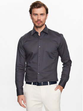 BOSS Boss Koszula 50470583 Szary Slim Fit
