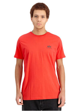 Alpha Industries Alpha Industries Tričko AI.188505-711-3XL Červená Basic Fit