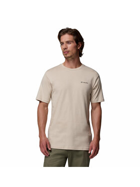 Columbia Columbia T-Shirt 183404 Beżowy Regular Fit