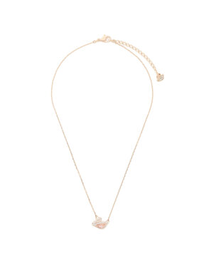 Swarovski Swarovski Naszyjnik Dazzling Swan Necklace 5469989 Różowy