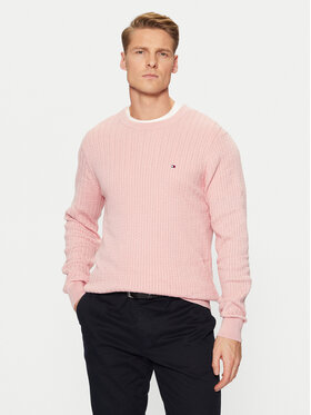 Tommy Hilfiger Tommy Hilfiger Pulover MW0MW37400 Roz Slim Fit