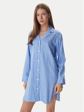 LAUREN RALPH LAUREN LAUREN RALPH LAUREN Cămașă de noapte ILN32490 Albastru Relaxed Fit