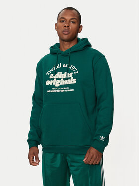 adidas adidas Majica dugih rukava Graphic IS1412 Zelena Loose Fit