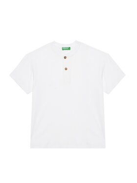 United Colors Of Benetton United Colors Of Benetton T-Shirt 3F4JC10NN Weiß Regular Fit