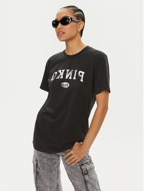 PINKO Pinko T-Shirt Tiramisu 104269 A25Z Μαύρο Reglan Fit