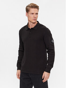 Calvin Klein Jeans Calvin Klein Jeans Tricou polo J30J324961 Negru Regular Fit