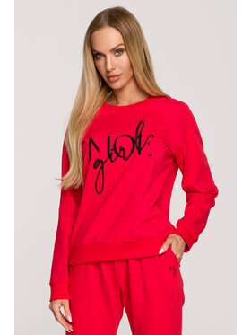 Made of Emotion Made of Emotion Bluza M693 Czerwony