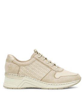 Rieker Rieker Sneakersy N4368-62 Béžová
