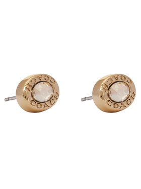 Coach Naušnice Signature Logo Stone Stud Earrings 37335729GLD230 Zlatna