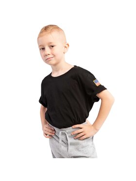 Alpha Industries Alpha Industries T-Shirt Kids Nasa T 126707-03 Czarny Classic Fit