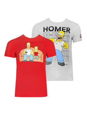 The Simpsons The Simpsons T-Shirt 39037 Kolorowy Comfortable Fit
