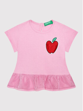 United Colors Of Benetton United Colors Of Benetton Sukienka codzienna 3096C154E Różowy Regular Fit