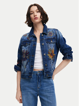 Desigual Desigual Giacca di jeans Atenas 24WWED18 Blu Regular Fit