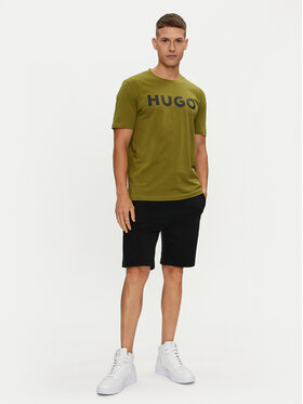 Hugo T-shirt Dulivio 50467556 Zelena Regular Fit