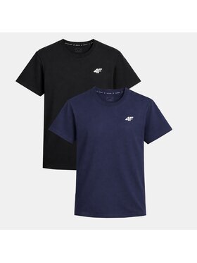 4F 4F T-Shirt Z-TTSHM3341-2-M Czarny Ergonomic Fit