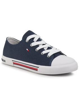 Tommy Hilfiger Tommy Hilfiger Tenisice Low Cut Lace-Up Sneaker T3X4-30692-0890 S Tamnoplava