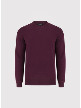 Pako Lorente Pako Lorente Sweter P26WN-2X-010 Fioletowy Straight Fit